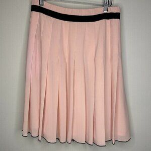 The Limited Womens Vintage Y2K Pale Pink Pleated Skirt Size 2 A-Line Back Zip